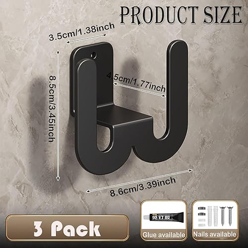 Hpamba Murales Chaussures Suspendre Pantoufles Étagères Suspendre Pantoufles Étagères Support De Chaussures Mural À Chaussures Muraux pour Porte D'entrée, Salle De Bain, Couloir, Simplicité 3 Pièces - Nail Gallerys