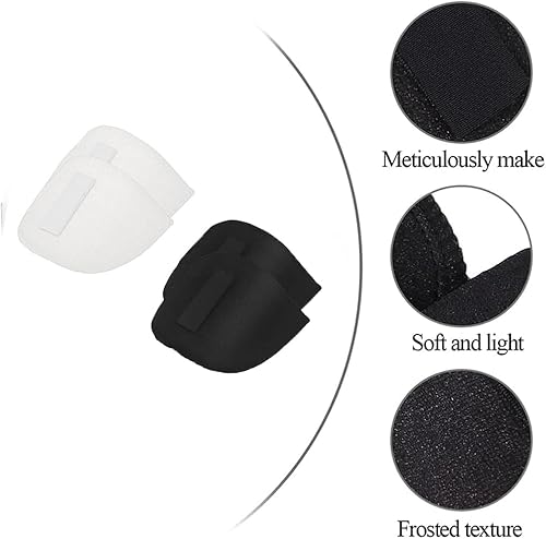 Shirene Coussinets D'épaule,2 Paires D'épaulières en Mousse Respirante,Épaisseur 1.5 cm D'épaisseur en Éponge Respirante pour Femmes et Hommes,Épaules Hautes,Basses,Blazer,Costume(Noir+ Blanc) - Nail Gallerys