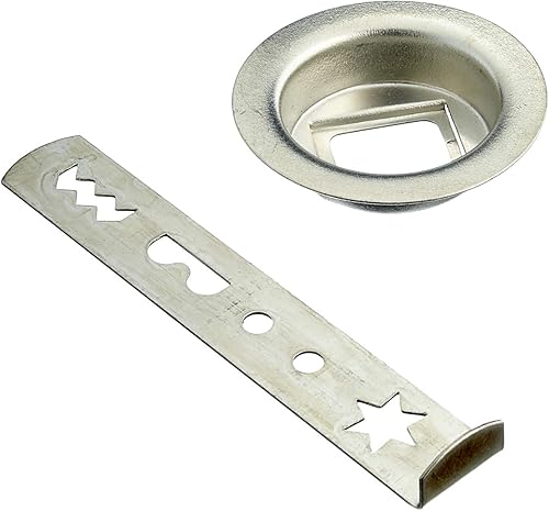 GSW 588027 ACCESSOIRE À PÂTISSERIE pour hachoir à viande taille n° 8, acier inoxydable, argent, 14,0 x 6,0 x 2,0 cm - Nail Gallerys