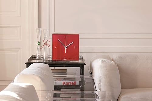Kartell 0190009 Tic et Tac Horloge, plastique, noir, 30 x 30 cm - Nail Gallerys