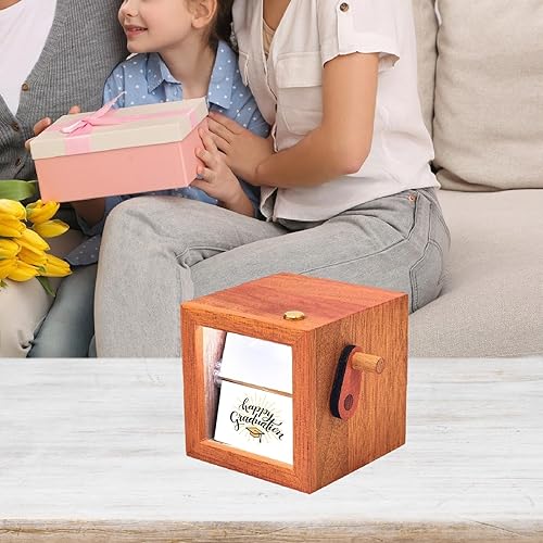 Colcolo Flipbook Photo Album DIY Picture Flip Rustic Display Box Animation Machine Machine Motion pour Les événements du Festival d'anniversaire, Brun - Nail Gallerys