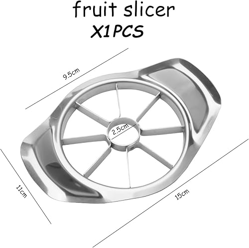 1 coupe-pomme en acier inoxydable, un outil qui permet de couper et de dénoyauter les pommes, les poires, les pêches et autres fruits. - Nail Gallerys