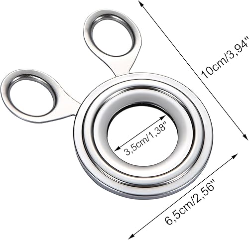 Ryaupy Coupe-Oeuf en Acier Inoxydable, Oeufs Coupe Coque,Ouvre - Oeufs, Ciseaux à Oeufs Décapant la Coquille, pour Accessoires de Cuisine - Nail Gallerys