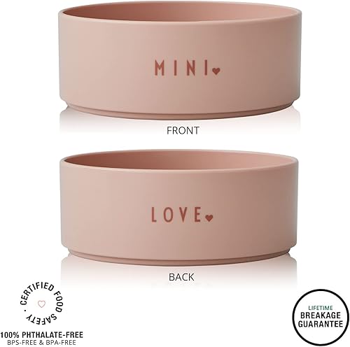 Design Letters Bol pour Enfant et bébés | Bols à Céréale 300 ml Tritan | Bols Soupe micro ondes | Grand bol Sans BPA, BPS, EA | Bowl Petit Dejeuner | Bols à l'avoine mignons pour pâtes Bols à Dessert - Nail Gallerys