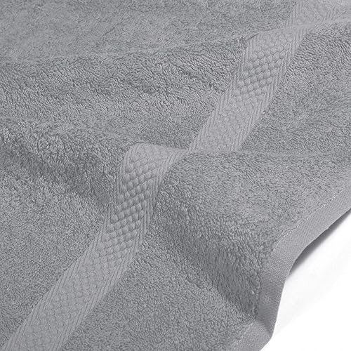 Caleffi - Serviette de Bain 2 Pièces en 100% Coton Eponge – 1 Serviette Toilette 50x100 cm + 1 Serviette Visage 40x60 cm, Douce et Ultra Absorbante - Serviettes Eponge - Lot Serviette - Nail Gallerys