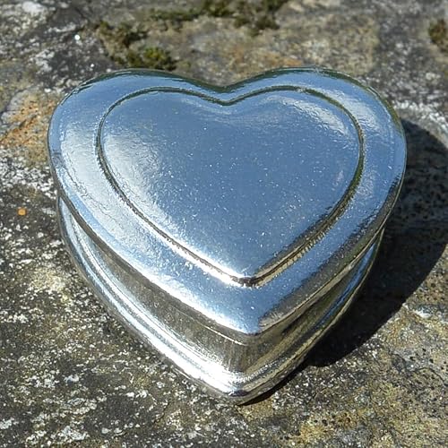 Boîte à Bagues, Cadeau 10 Ans De Mariage (Noces d'Étain). Faite Main Aux Étains de Jumilhac. - Nail Gallerys