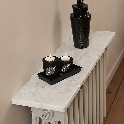 Linea Oggi Tablette DE RADIATEUR - L'INTEMPORELLE - MARBRE DE CARRARE - 20X60 EP 2 CM Poli - Nail Gallerys