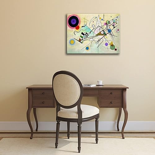 Legendarte - Tableau, Impression Sur Toile - Composition Viii Wassily Kandinsky cm. 50x70 - Nail Gallerys