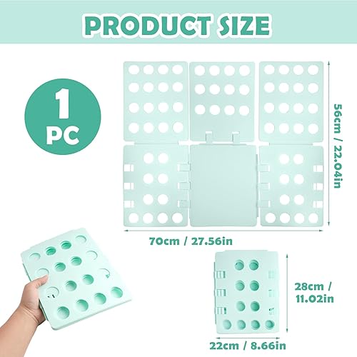 Planche de pliage multifonctionnelle pour vêtements, organisateur de t-shirts, aide au pliage de chemises, pantalons et linge, aide au pliage peu encombrante pour adultes et enfants, pour la maison et - Nail Gallerys