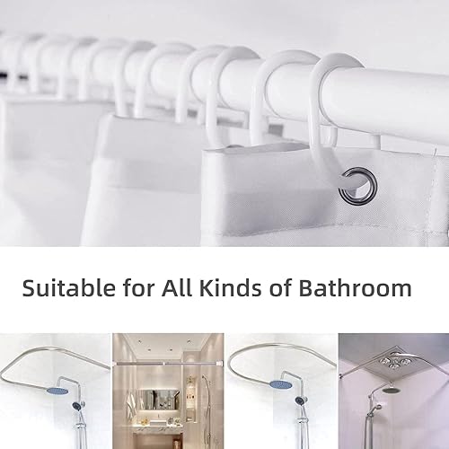 JGGXHM Rideau de Douche imperméable en marbre, Rideau de Douche pour Salle de Bain, décoration de Baignoire imprimée, Lavable avec Crochets 75x190cm/WxH - Nail Gallerys