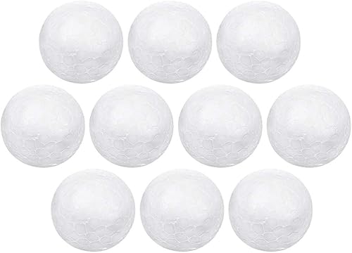 Happyyami Lot De 10 Décorations En Polystyrène De 5 Cm De Diamètre Demi-sphères Pour Travaux Manuels - Nail Gallerys