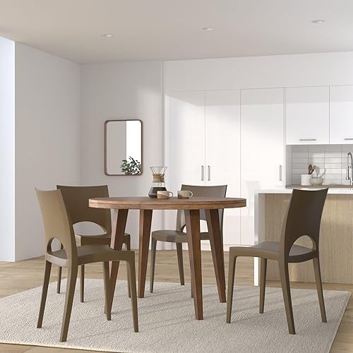 Grandsoleil S6314Y Upon Paris Chaise empilable en polypropylène Anthracite 51 x 49 x 80 cm, Gris - Nail Gallerys