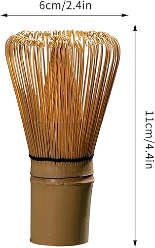 Miaoyak Fouet de cérémonie du thé chinois avec boîte, ensemble de fouet à matcha en bambou, accessoires en bambou pour la préparation de la poudre de thé - Nail Gallerys
