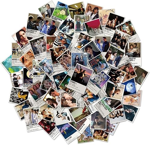 BDSHUNBF Lot de 113 Autocollants de Films Autocollants en vinyle Film Autocollant pour Ordinateur Portable, Valise, Skateboard, Laptop - Nail Gallerys