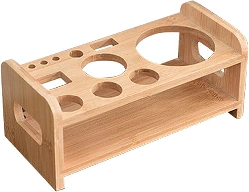 Cocktail Shaker Set Wooden Stand Uniquement du Barman Kit De Barman Bamboo Stand en Bois Barmande Barngez-Out Strangeur De Stockage pour Les Amateurs De Cocktails - Nail Gallerys