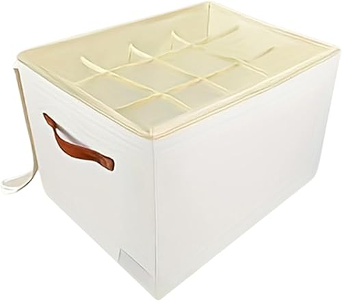 CANCYCC 1 organiseur de chaussures pour closet, convient pour 16 paires, étagère à chaussures peu encombrante avec poignées, caisse de rangement solide pour rangement de chaussures - Nail Gallerys