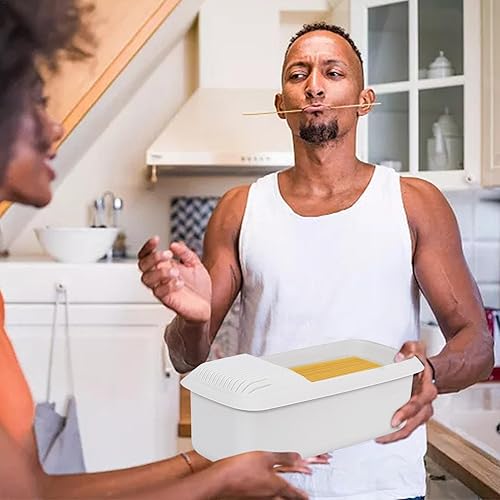 Cuiseur à légumes à vapeur – Cuiseur à pâtes micro-ondes avec passoire, gadget de cuisine polyvalent | Cuiseur vapeur multifonctionnel pour pâtes et légumes, serveur à spaghetti pratique, parfait pour - Nail Gallerys