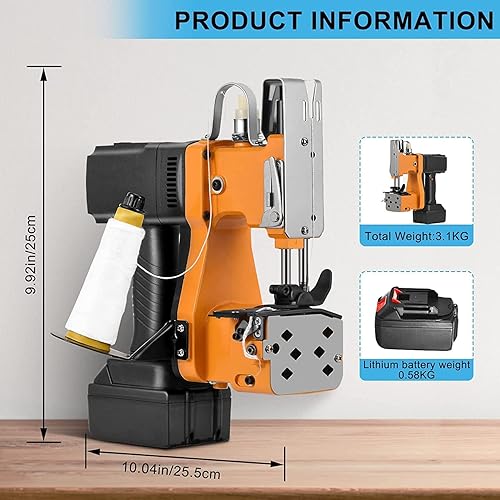 Do-Elect Machine À Coudre Portable Machine de Fermeture Closer Stitcher Sac D'emballage Électrique Couture Coudre Couture de Sacs Portables pour Sac en Papier de Riz Tissé en Peau de Serpent - Nail Gallerys