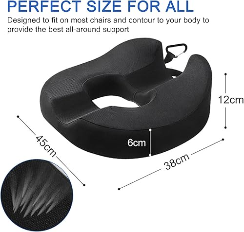 Coussin en forme de donut pour soulager la pression, la prostate, la récupération post-partum, soulagement de la douleur du coccyx, coussin de siège pour hémorroïde, coussin de chaise de bureau en - Nail Gallerys