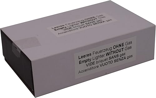 GERMANUS Briquet, entièrement en métal, argenté, le robuste - Nail Gallerys