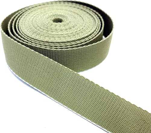 Verges en Nylon Beige, Sangle Lourde, 5 longuers, Nylon Ruban D’Artisanat, Bricolage, Sac À Dos, Cerclage Accessoires, Made in Italy (5 m) - Nail Gallerys