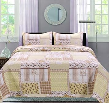 Maison & Marques Boutis Imprimées Ultrasonic 2 Places (Campsis 2) - Nail Gallerys