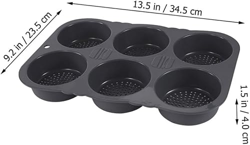 KICHOUSE Moule à Silicone Cavités Moule Antiadhésif Chaleur pour Hamburger et Outil de Boulangerie Polyvalent - Nail Gallerys