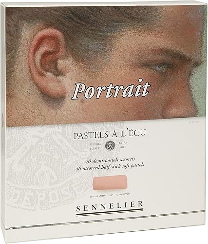 Sennelier Pastels Soft Half ST 40/PKG, portrait, taille unique - Nail Gallerys
