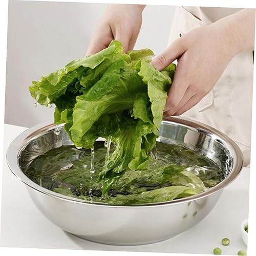 CIYODO Bassin De Lavage Acier Inoxydable Épais Bol Multi-fonction Pour Fruits Légumes Et Plus Pour Cuisine Et Rangement Pratique - Nail Gallerys