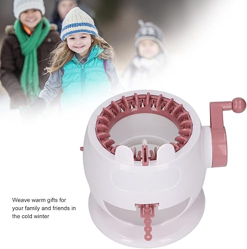 Machine à Tricoter 22 Aiguilles, Métier à Tisser Intelligent à 2 Cordes de Couleur, Kit de Métier à Tricoter Rapide pour Pulls, Chapeaux - Nail Gallerys