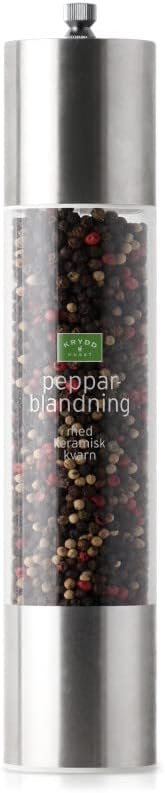 Kryddhuset - Moulin - Moulin à épices et sel - Moulin gourmet inox 30cm (sel de mer) - Nail Gallerys