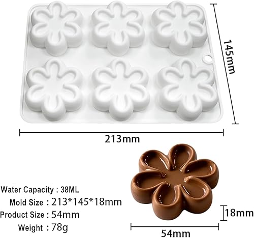 Moule en silicone en forme de cœur pour la cuisson romantique, chocolat, bonbons, fondant, bonbons, desserts inspirés de l'amour, moule à faire soi-même, pour les amateurs de boulanger, savon, beurre - Nail Gallerys