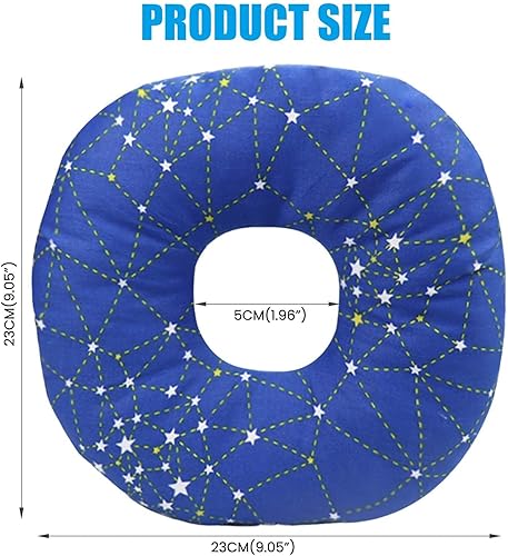 Aicharynic Coussin de piercing avec trou, pour l'oreille contre la douleur de l'oreille - Coussin donut - Coussin de nuque pour dormir sur le côté - Coussin d'oreille - Coussin donut - Coussin contre - Nail Gallerys