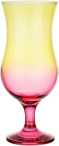 Glasmark Lot de 6 verres à cocktail de 480 ml - Couleur : rose - Nail Gallerys