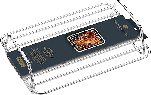 MasterClass - Petite Grille à Rôtir en Acier Inoxydable, Métallique (23 x 16,5 cm) - Nail Gallerys