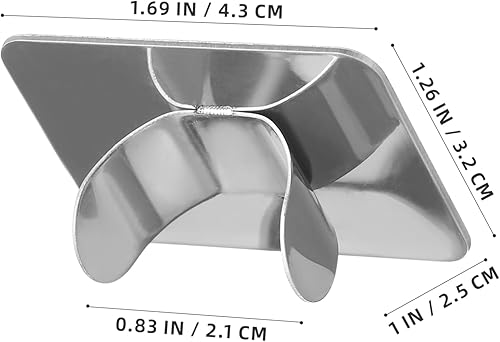 Sewroro 2 Pièces Palette de mélange d'art d'ongle Plaque de mélange d'ongles Forme Palette à Ongles Outil d'artiste pour Le mixage Palette de bagues Anneau de mélange Fournitures - Nail Gallerys