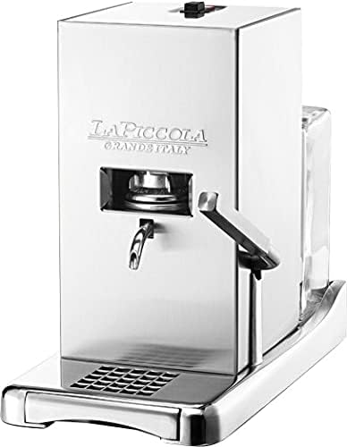 La Piccola Satinata KAVLP9111 Machine à expresso italienne pour dosettes ESE | Respectueuse de l'environnement et économique en consommation | Pour standard 44 mm, argenté - Nail Gallerys