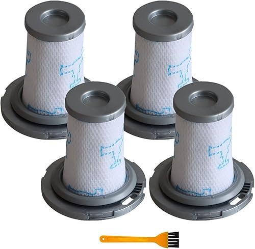 Emiif Lot de 4 filtres pour aspirateur X-Pert 6.60 RH6821, RH6837, RH6838, RH6839, RH6877, RH6878, RH6879 pour X-FORCE, avec 4 filtres et 1 brosse de nettoyage - Nail Gallerys