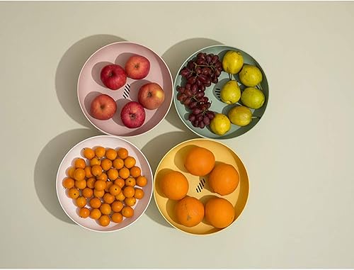 Harliangxy Corbeille à fruits pour comptoir (rose) - Nail Gallerys