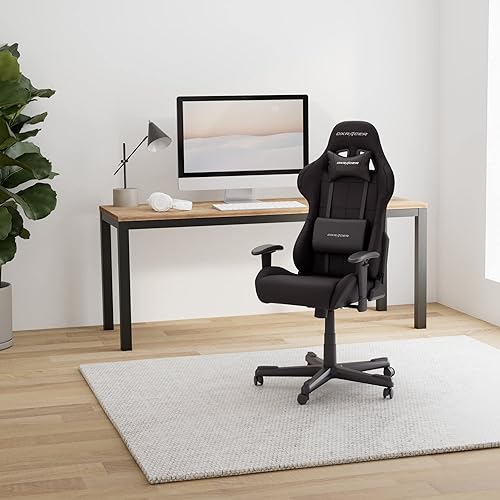 DX Racer 3 Chaise Gaming l'original, Siège de Bureau, avec fonction basculant Gamer PC tournable et réglable en hauteur Fauteuil de direction ergonomique, noir - Nail Gallerys