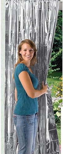 Maximex Protection isolante, lot de 2, protection ultrafine contre la chaleur et le froid, convient également comme protection visuelle, fixation simple, découpable, dimensions (l x h) : 90 x 220 cm - Nail Gallerys