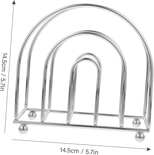 Alipis Porte-Serviettes Carré Porte-Serviettes Rustique en Métal pour Table - Nail Gallerys