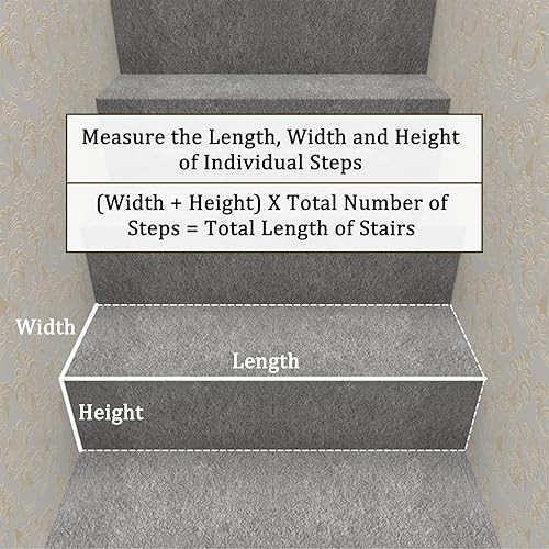 Rouleau Complet De Tapis D'escalier, Auto-adhésif Tapis De Marches D'escalier, 5MM D'épaisseur Tapis De Sol, Enfants Aîné Animal De Compagnie Sécurité Tapis Anti-Collision (Color : C, Size : (WxL) 1x - Nail Gallerys