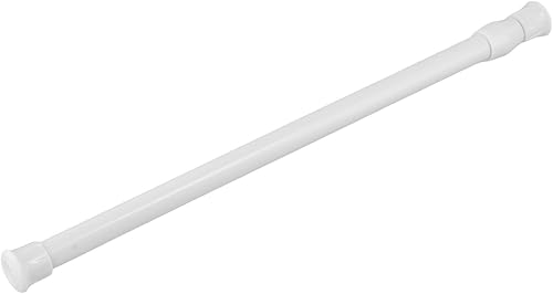 Tringle à rideaux télescopique extensible à ressort pour salle de bain, fenêtre, cuisine, armoire, sans perçage, 30-110 cm, blanc (30-50 cm) - Nail Gallerys