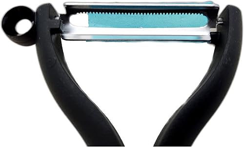 Tupperware D119 Éplucheur universel Noir Lame plate dentelée Éplucheur asperges - Nail Gallerys