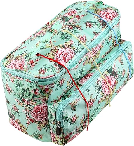 Coopay Sac de rangement pour tricot et crochet, sacs à tricot et organiseurs de tricot, sac de rangement imperméable et léger pour projet de démarrage, sac à tricot - Nail Gallerys