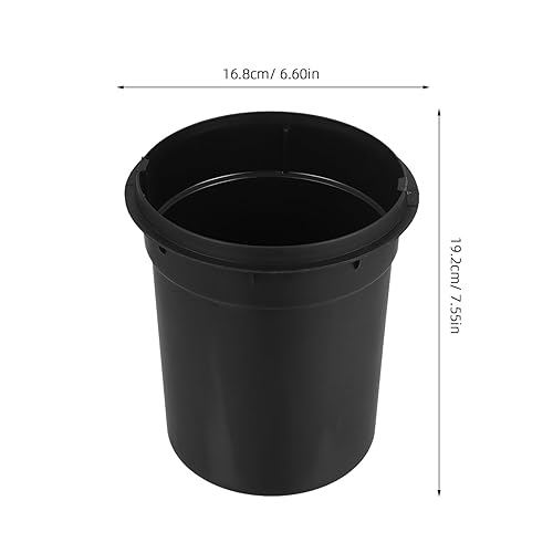 HOLIDYOYO Poubelle Cylindrique Intérieure De 3 L Seau À Déchets Conteneur De Stockage Des Déchets De Cuisine Corbeille À Déchets De Tri Ménager Mince - Nail Gallerys