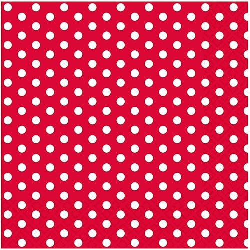 Amscan 9916379 Marshmall Lot de 20 serviettes de table Vichy - Nail Gallerys