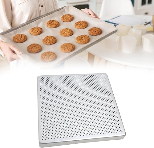 JISADER Plat de Cuisson perforé, ustensiles de Cuisine, poêle à Biscuits réutilisable en Alliage d'aluminium, Plateau à Pizza, Cuisson à rôtir - Nail Gallerys