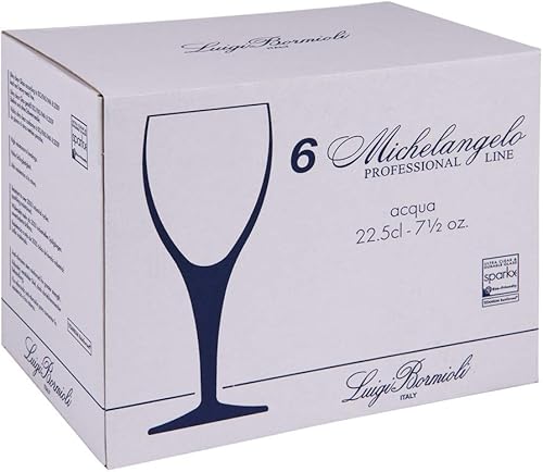 Bormioli Luigi - Verre à pied Michelangelo 22,5 cl (lot de 6) - Nail Gallerys